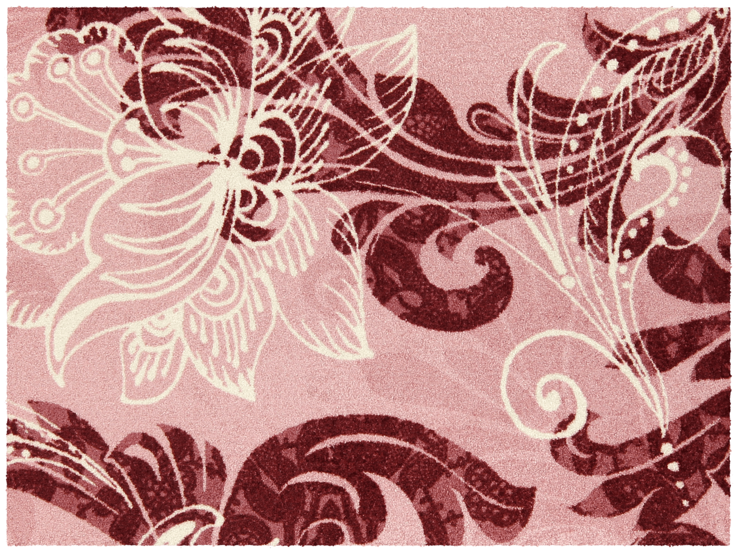 salonloewe-arabeske-rose-l-ufer-75-x-100-cm-orientalischer-kurzflor-teppichl-ufe image 1