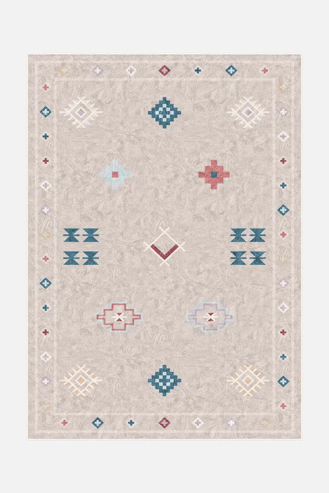 teppana-nasale-sand-teppich-waschbarer-wohnteppich-im-marokkanisch-klassischen-s image 1