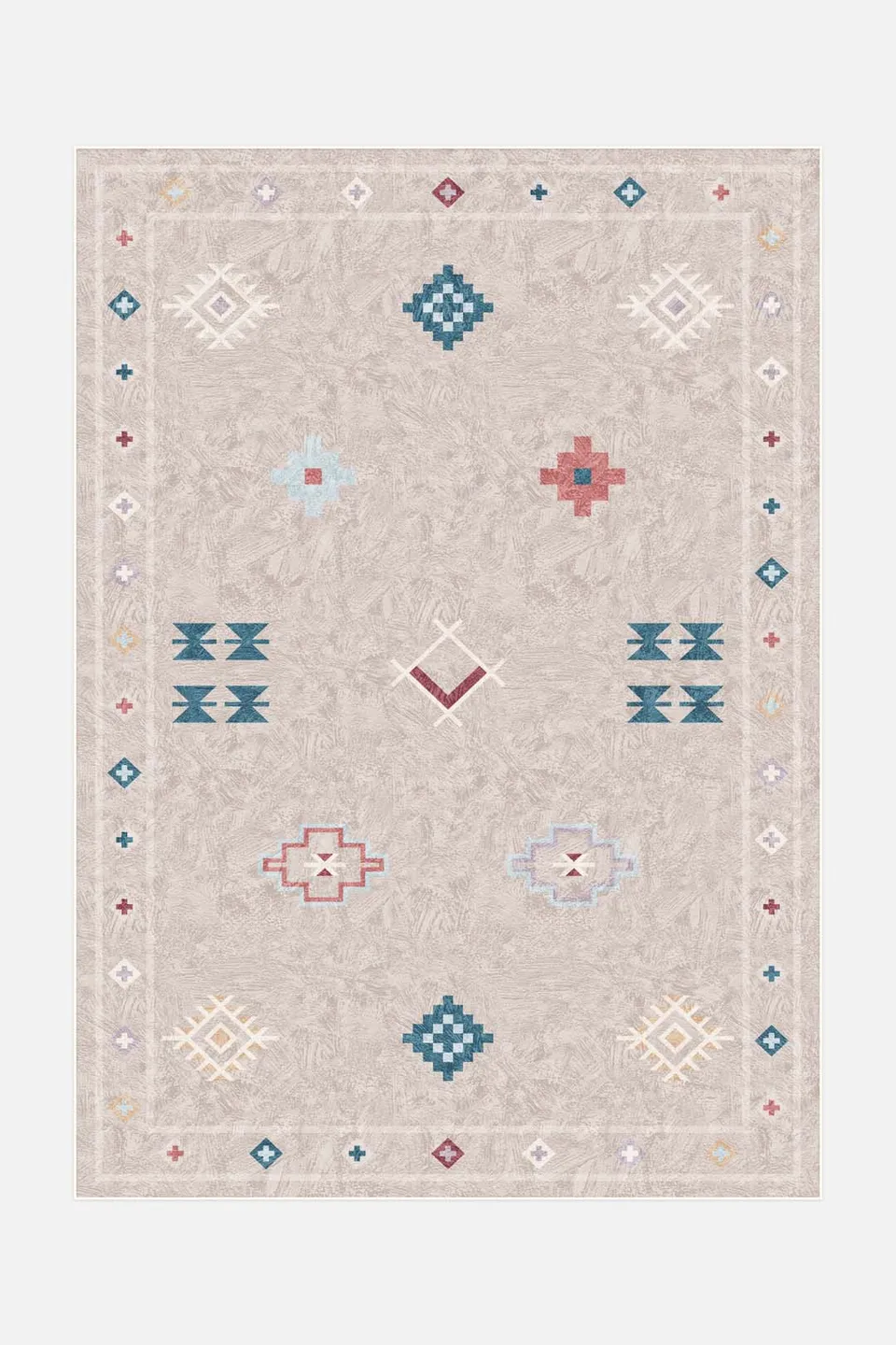 teppana-nasale-sand-teppich-waschbarer-wohnteppich-im-marokkanisch-klassischen-s image 1