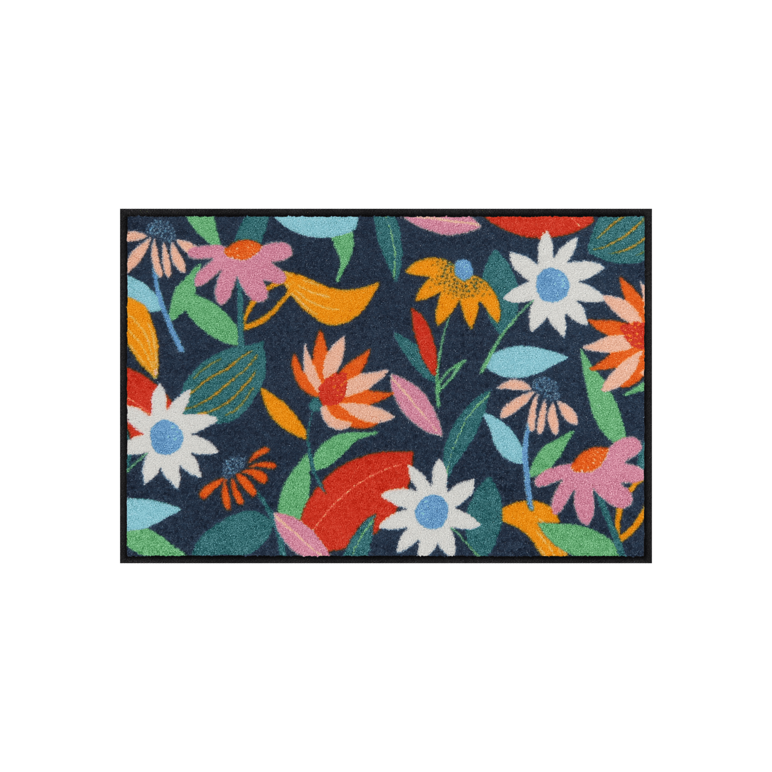 salonloewe-elvy-allover-eingangsmatte-50-x-75-cm-bunte-blumen-schmutzfangmatte-m image 1