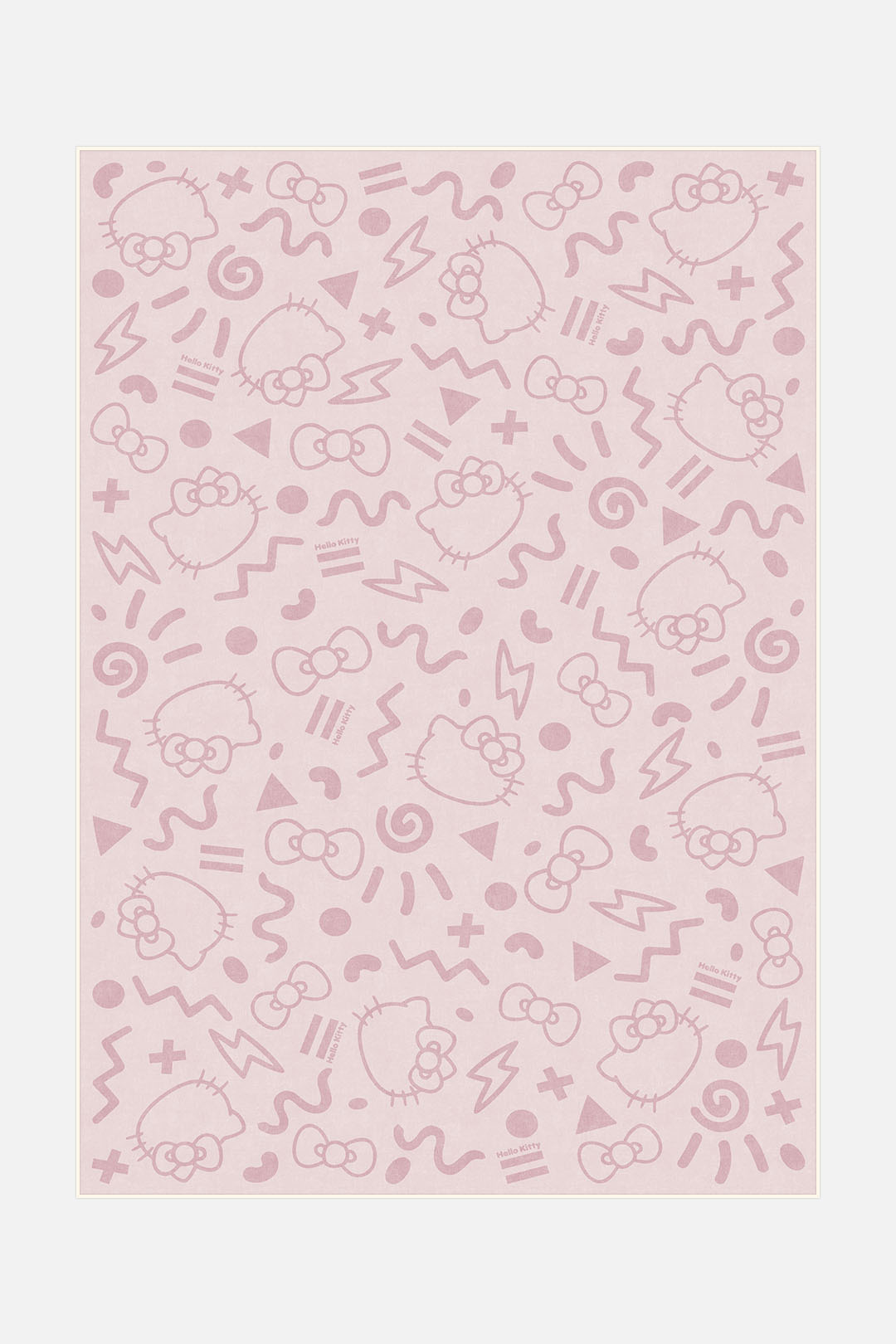 teppana-hello-kitty-comic-rosa-teppich-waschbarer-lizenz-teppich image 1