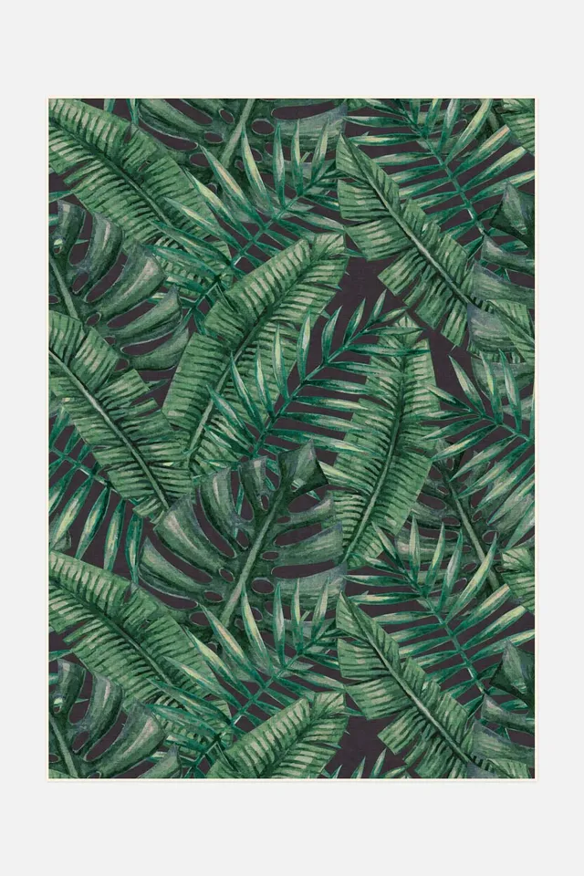 teppana-outdoor-tropischer-garten-waschbarer-outdoor-teppich-mit-blatt-design-in image 1