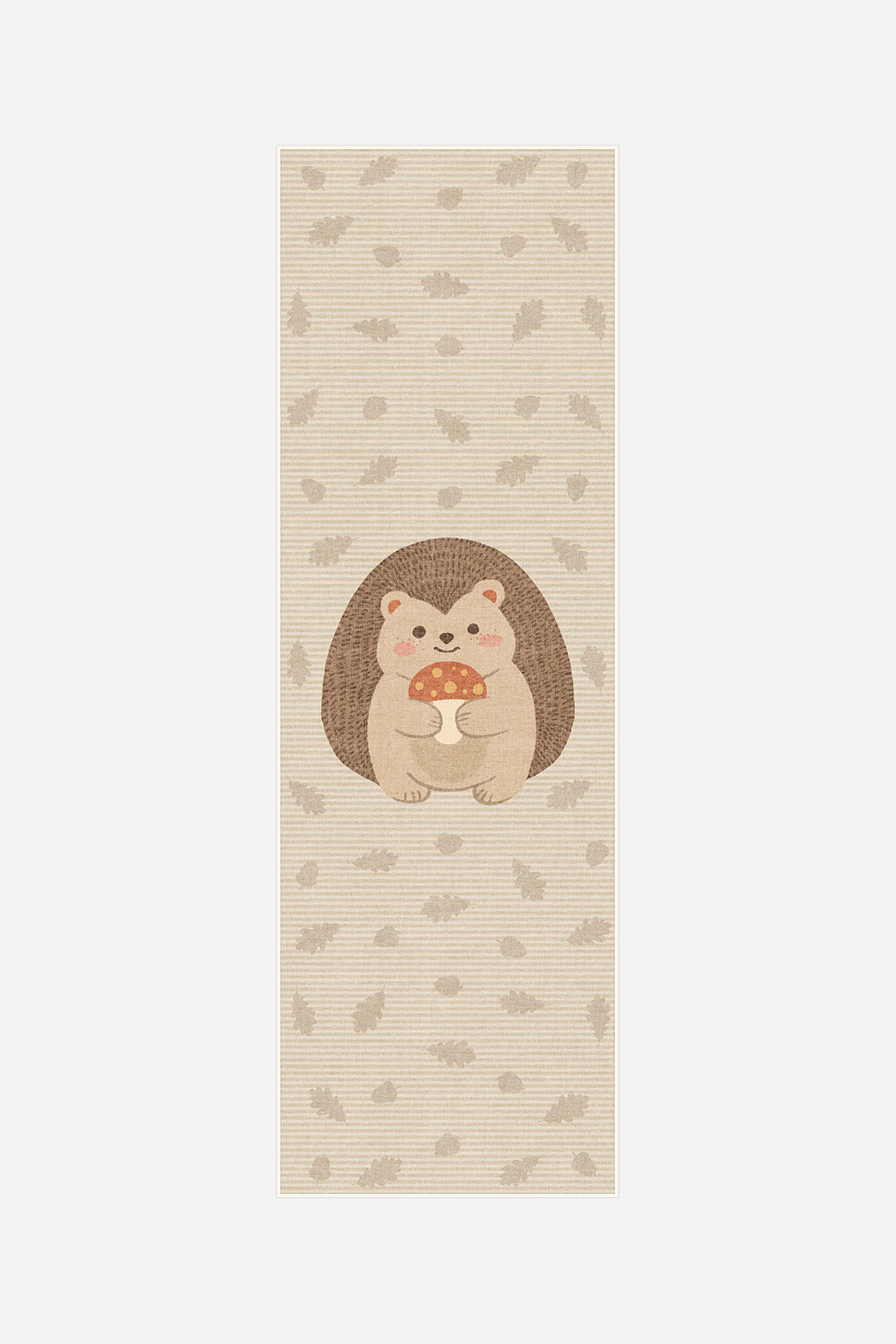 teppana-waldigel-beige-teppich-waschbarer-kinderteppich-mit-igel-motiv-in-beige- image 5