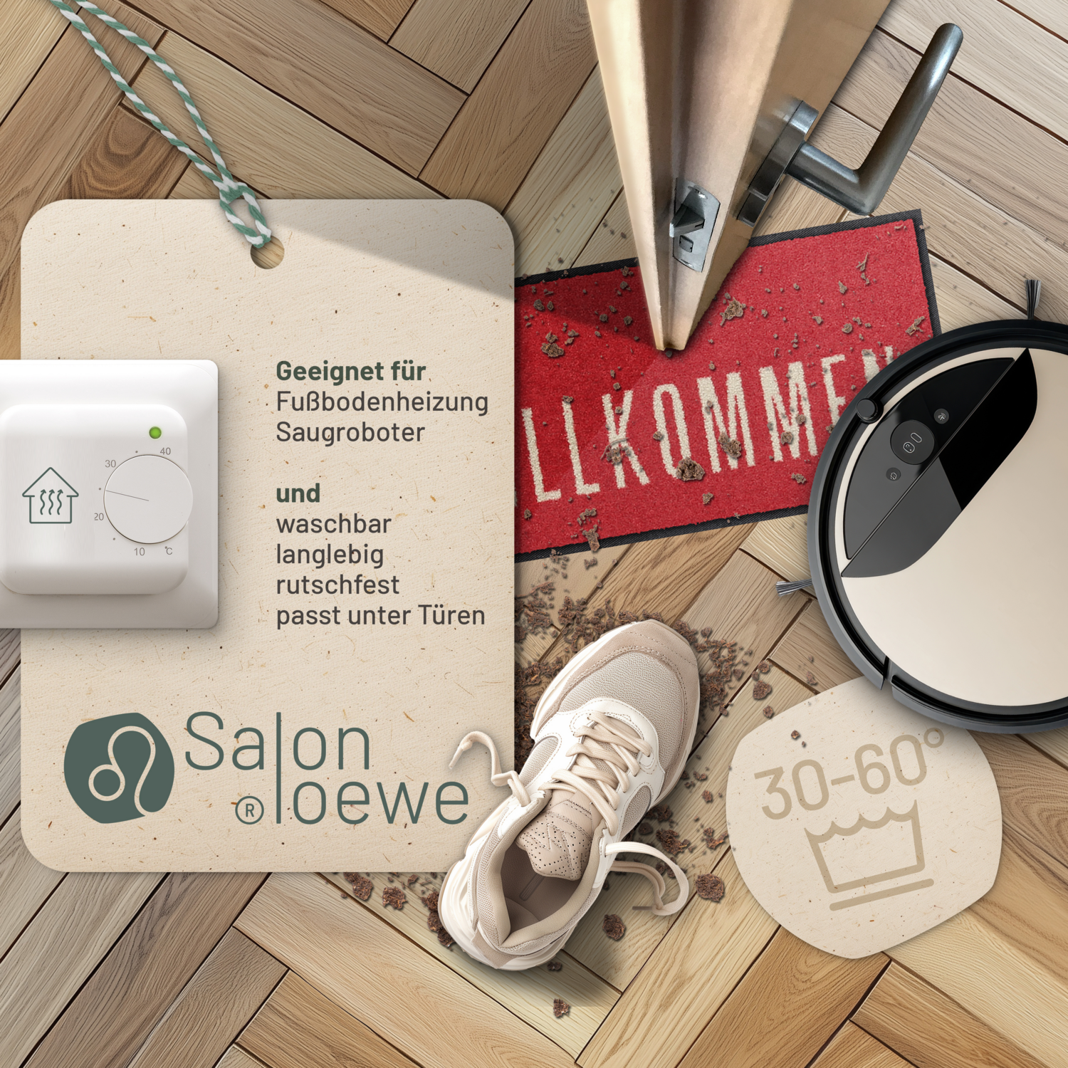salonloewe-herzlichst-rot-minimatte-30-x-75-cm-waschbare-fu-matte-f-r-flur-k-che image 3
