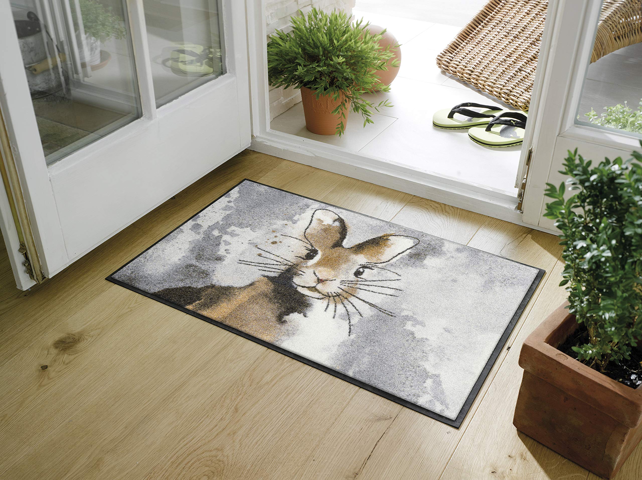 wash-dry-fu-matte-hopps-50x75-cm-braun-waschbar image 2