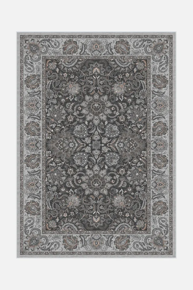 teppana-margot-asche-teppich-waschbar-grau-silber-klassisch image 1