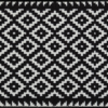 salonloewe-tabuk-black-white-teppich-75-x-120-cm-geometrische-fu-matte-aus-polya image 8