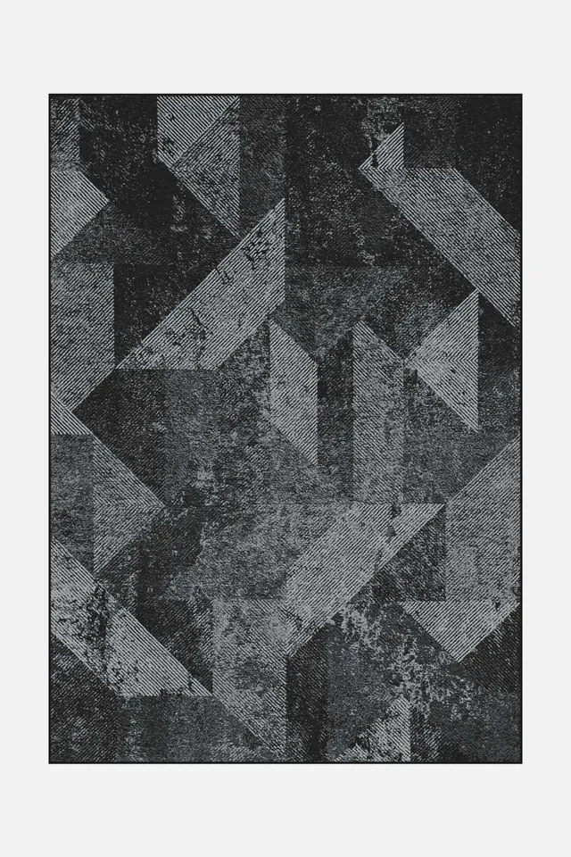 teppana-sandra-carbon-teppich-waschbarer-kurzflor-teppich-mit-rutschfester-matte image 1