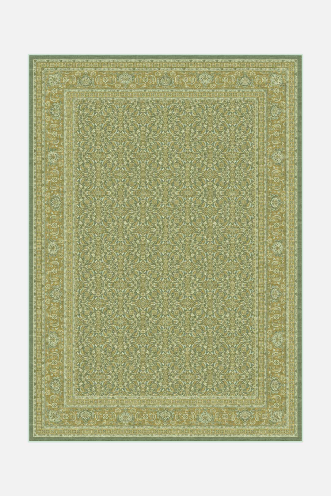 teppana-emma-emerald-teppich-klassisch-gr-n-waschbar image 1