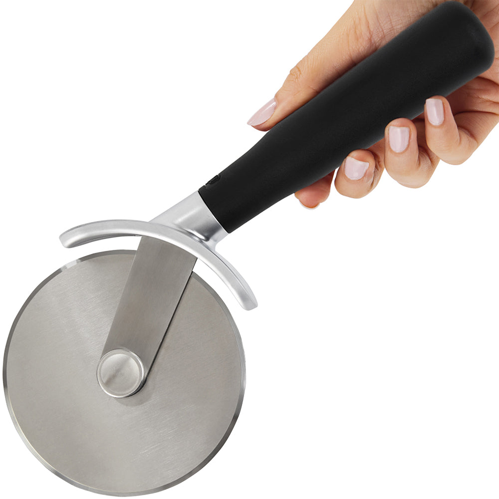 gorilla-grip-pizzaschneider-extra-scharfe-edelstahlklinge-mit-fingerschutz-ergon image 1