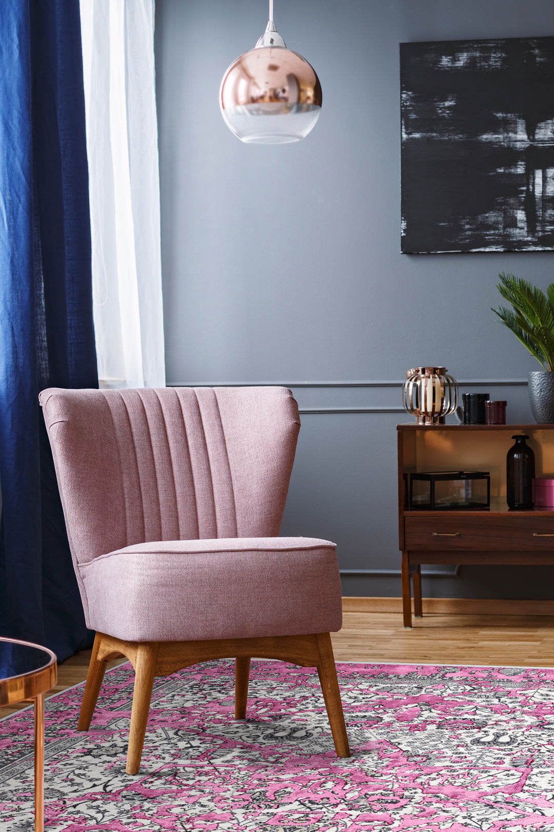 teppana-alena-pink-waschbarer-indoor-teppich image 4