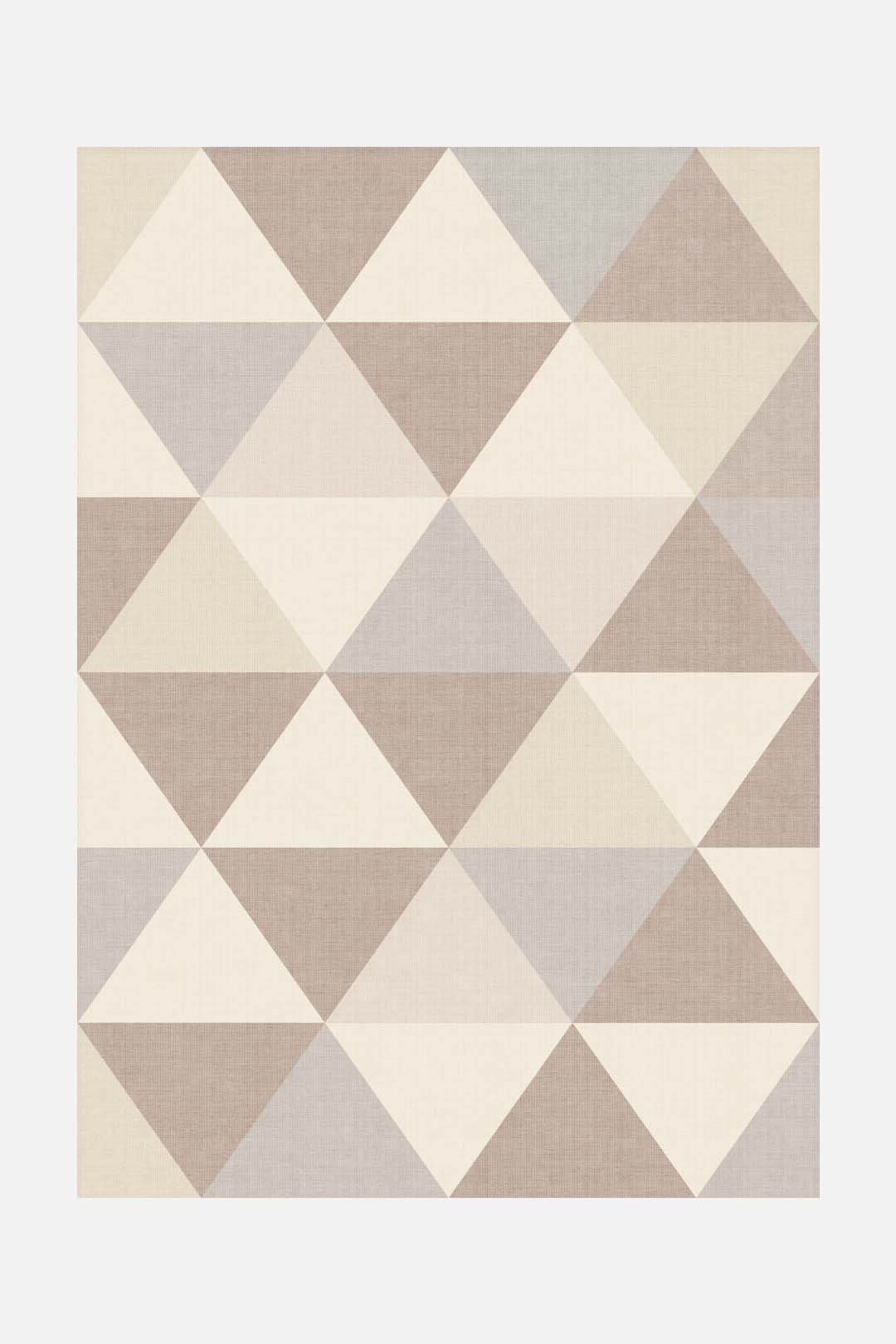 teppana-pyramide-sand-teppich-waschbarer-indoor-teppich-mit-rutschfester-matte-b image 1