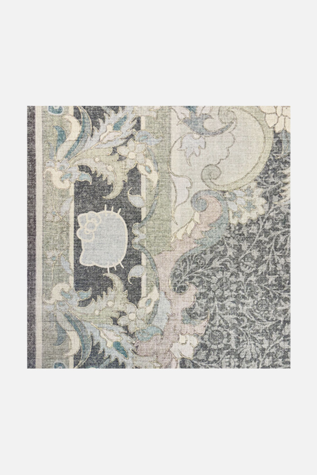 teppana-hello-kitty-orient-grau-teppich-waschbarer-indoor-teppich image 3
