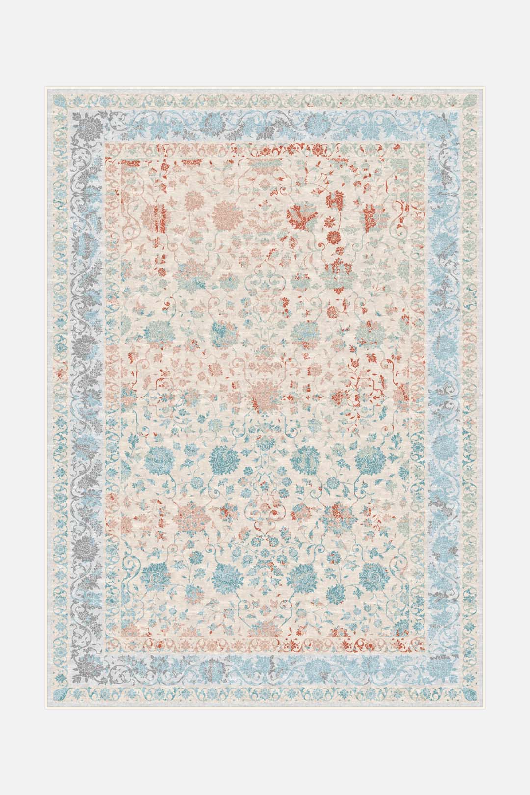 teppana-sofia-koralle-teppich-vibrant-radiance-kollektion-waschbar-inkl-rutschfe image 1