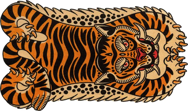 wash-dry-design-fu-matte-dragon-tiger-90x150-cm-waschbar-innen-randlos-bunt image 1