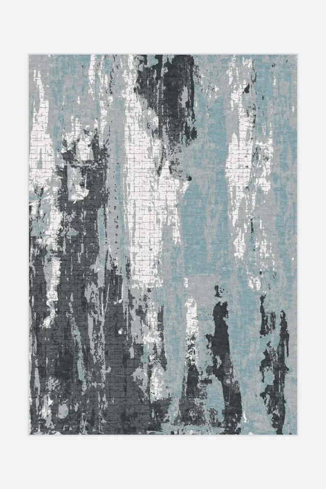 teppana-reese-hellblau-teppich-waschbarer-indoor-teppich-modern image 1