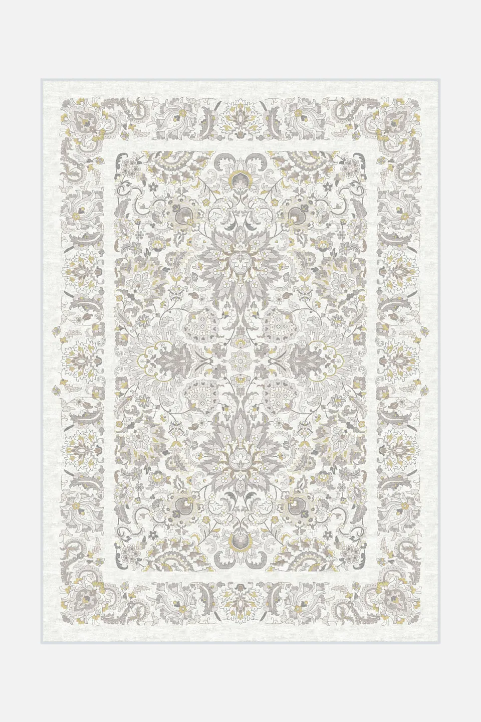 teppana-magnolia-taupe-teppich-waschbar-inkl-rutschfester-matte-klassisches-desi image 1