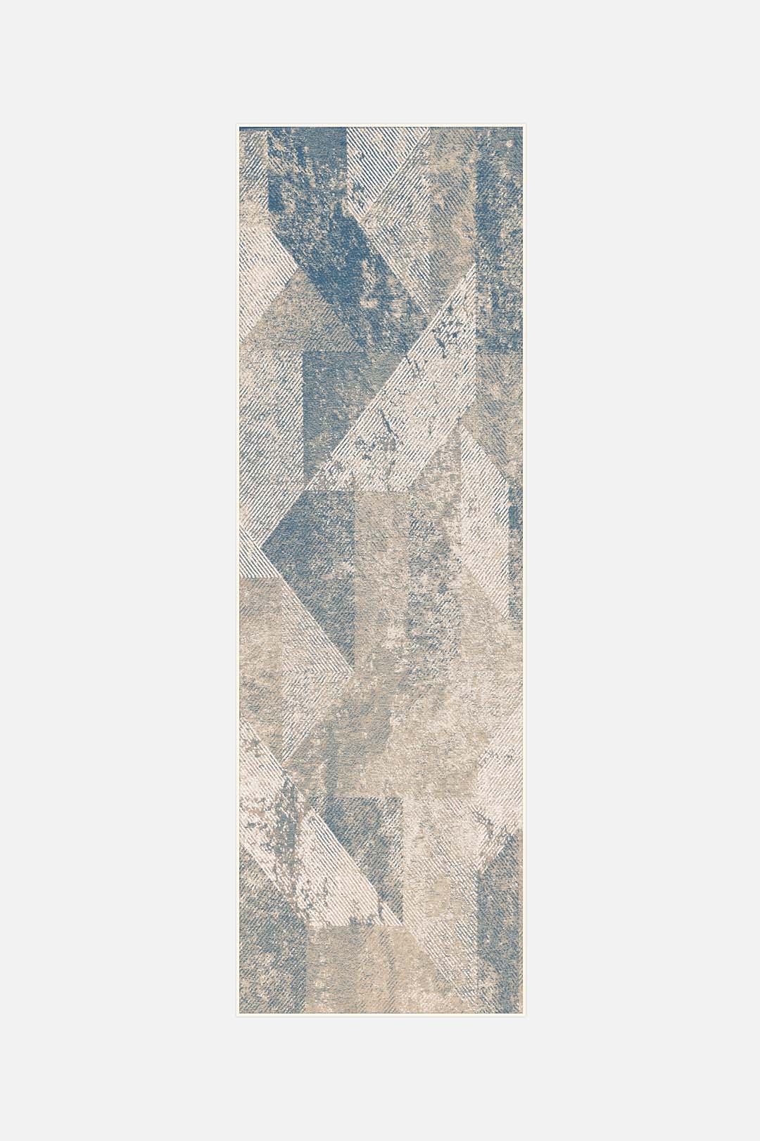 teppana-sandra-pazifik-teppich-waschbarer-geometrischer-teppich-blau-beige image 5