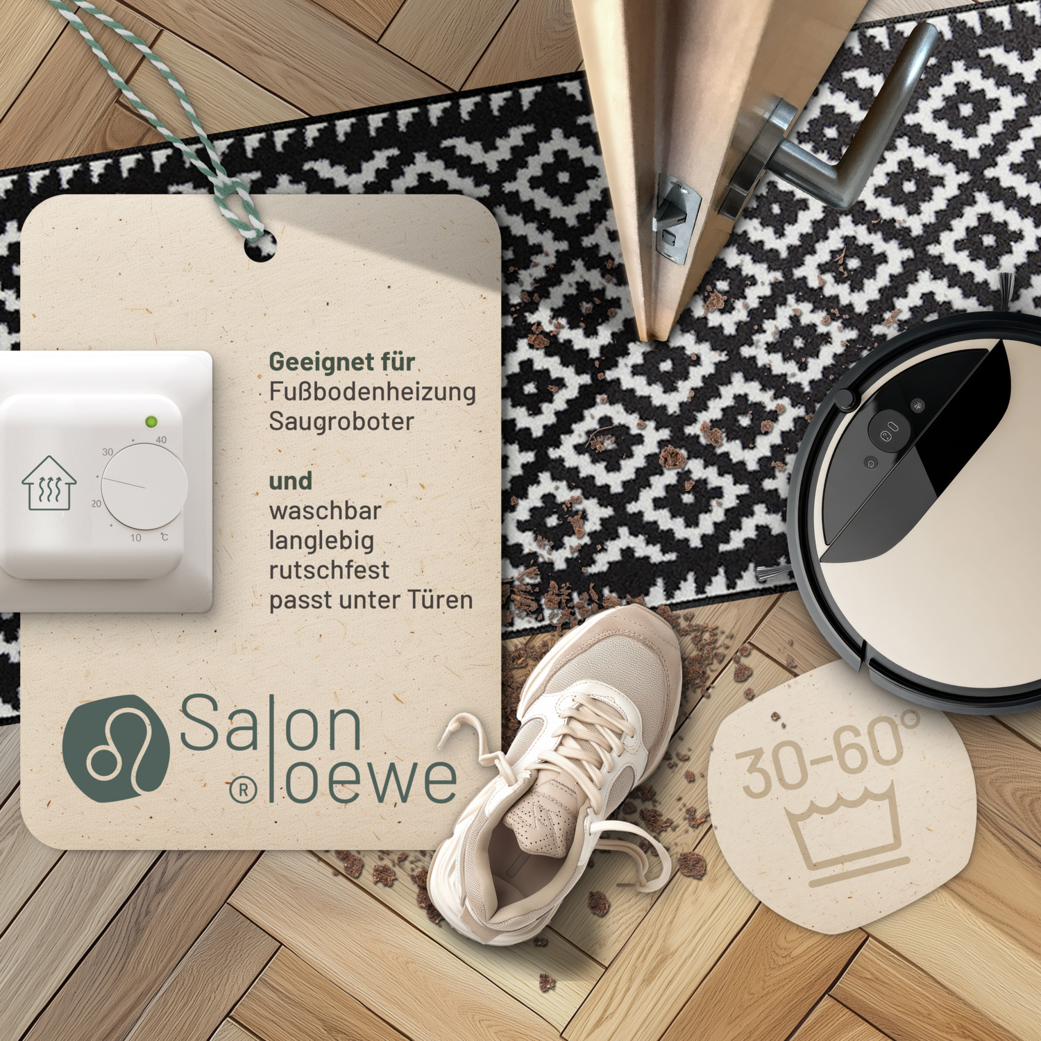 salonloewe-tabuk-black-white-teppich-60-x-180-cm-geometrisches-muster-waschbar image 3