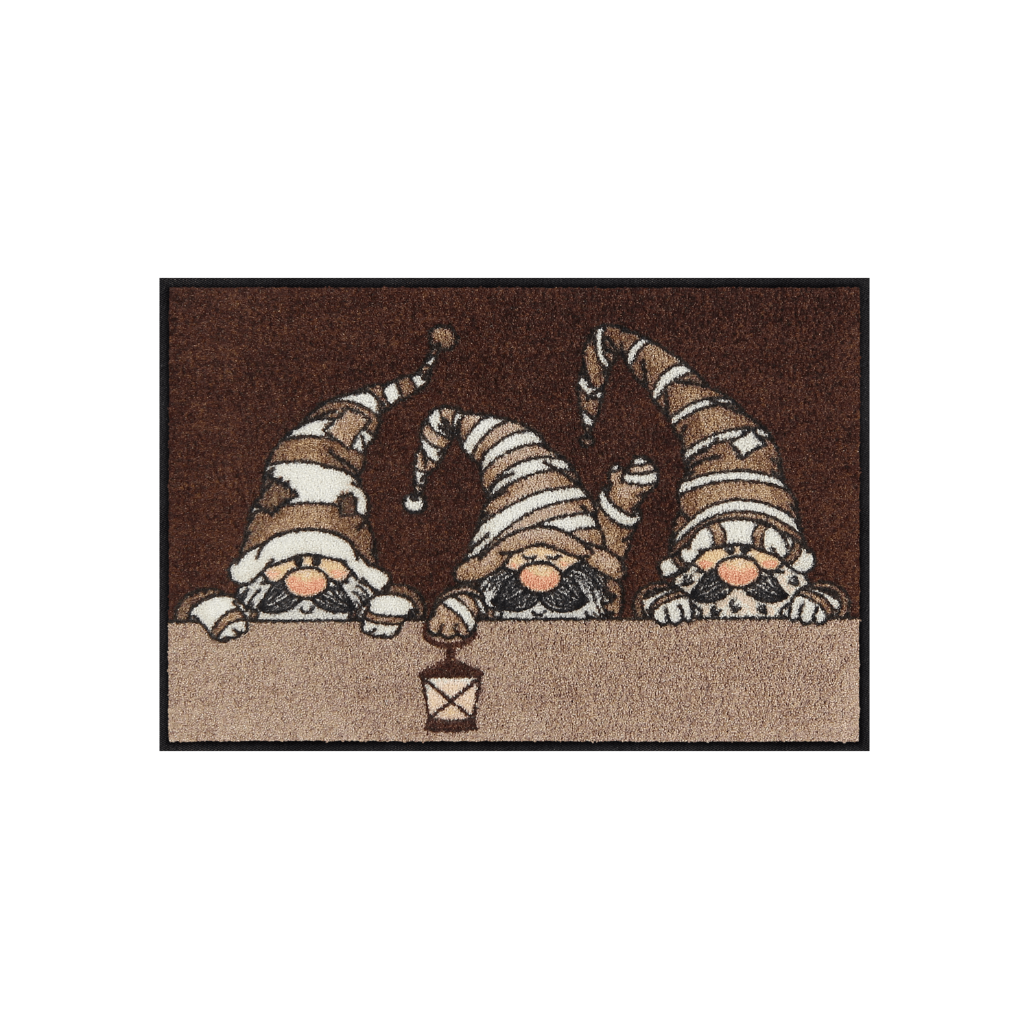 salonloewe-julklapp-mocca-eingangsmatte-fu-matte-50-x-75-cm-wichtel-motiv image 1