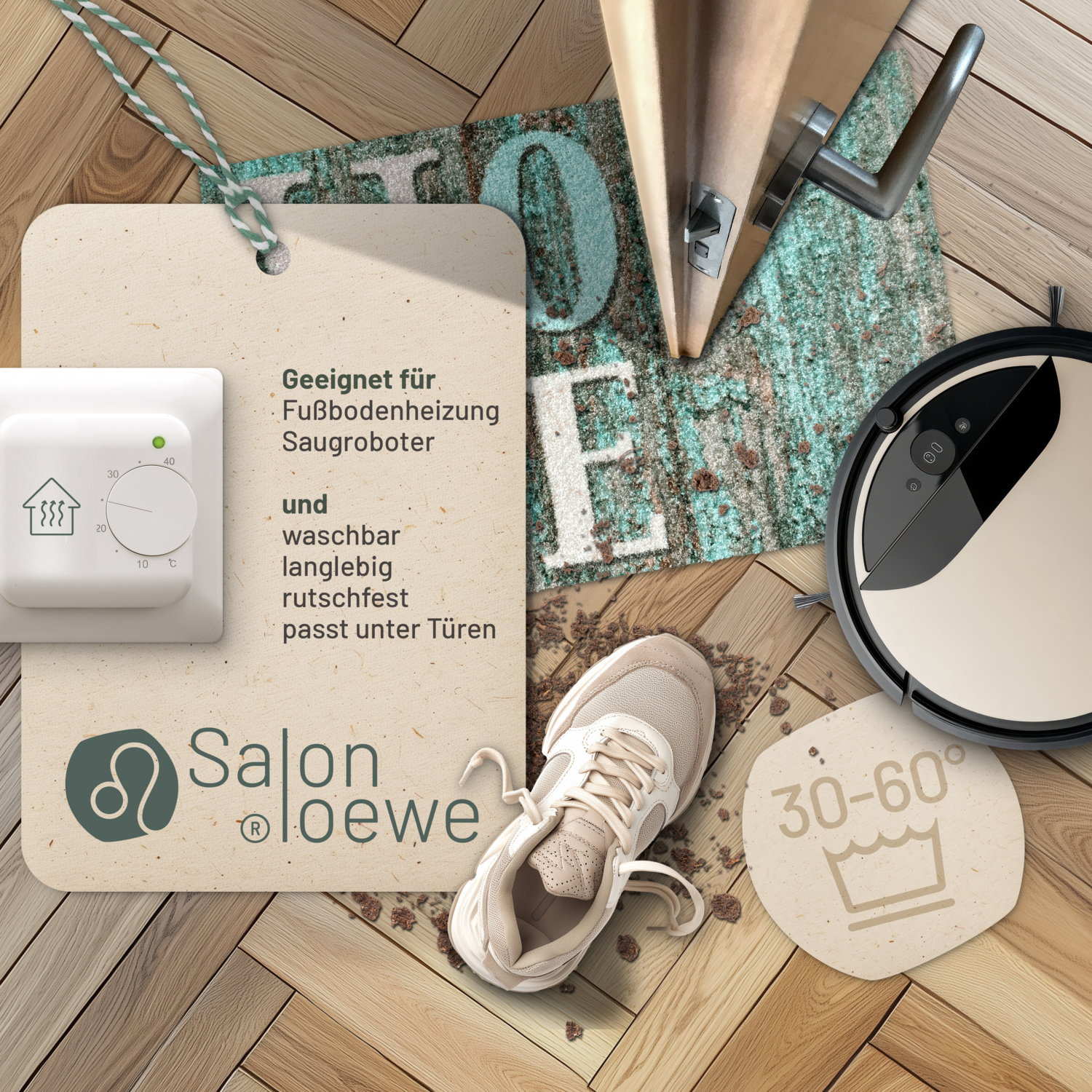 salonloewe-home-antique-eingangsmatte-50-x-75-cm-vintage-inspirierte-fu-matte image 3