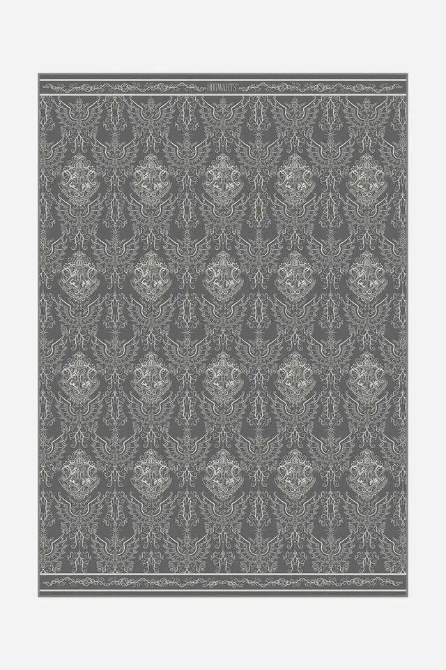 teppana-harry-potter-damast-schiefer-teppich-waschbarer-kinderteppich-in-beige-n image 1