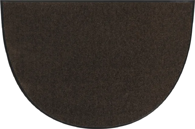 salonloewe-schokobraun-halbrund-50-x-75-cm-waschbare-schmutzfangmatte-in-braun-m image 1