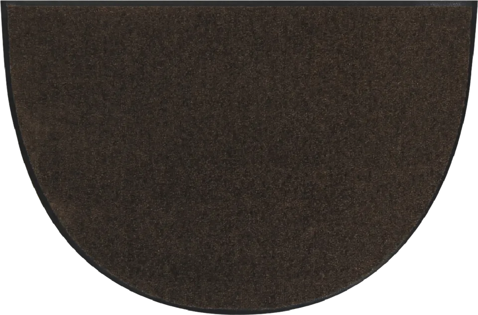 salonloewe-schokobraun-halbrund-50-x-75-cm-waschbare-schmutzfangmatte-in-braun-m image 1