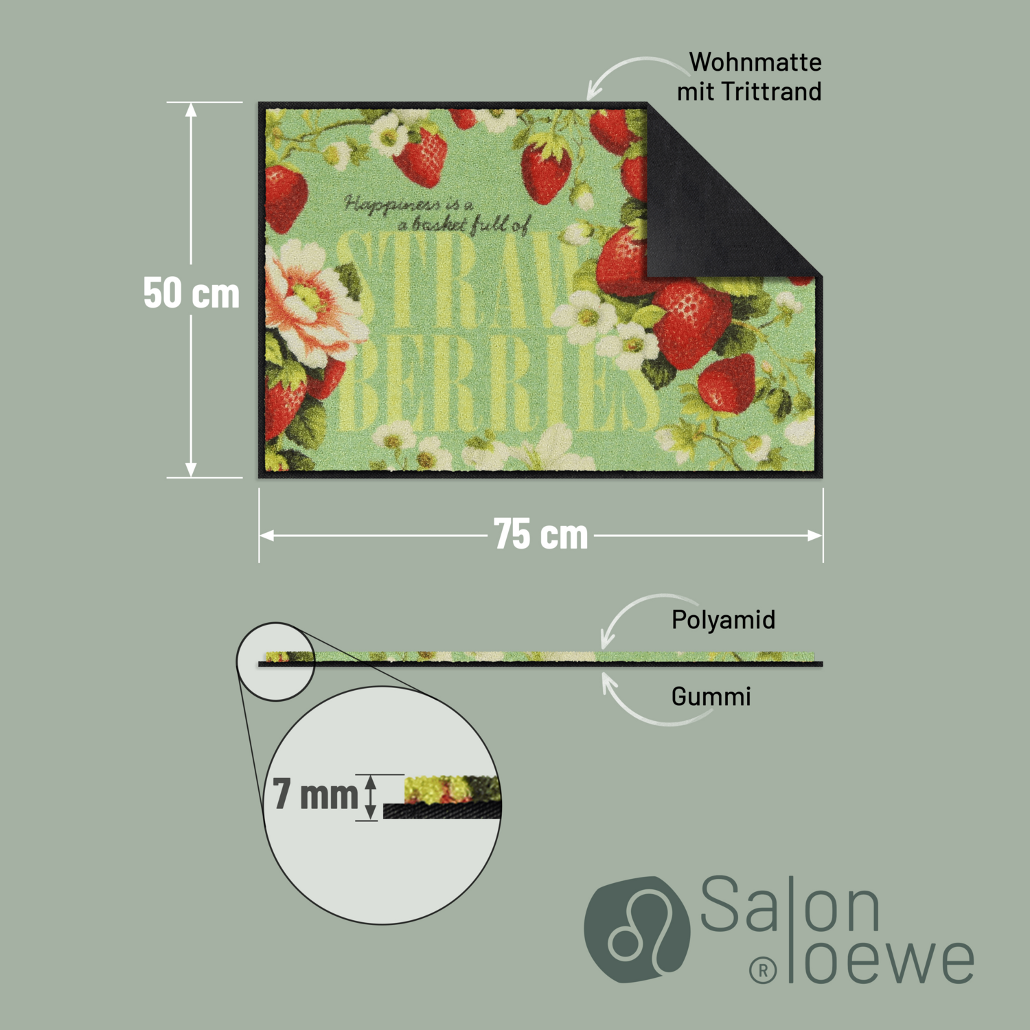 salonloewe-happy-strawberry-eingangsmatte-50-x-75-cm-waschbare-fu-matte-mit-erdb image 4