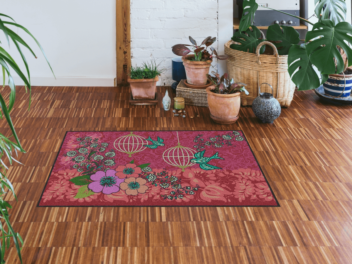 salonloewe-swallows-teppich-75-x-120-cm-schwalbenmuster-modern-wohnzimmer image 2