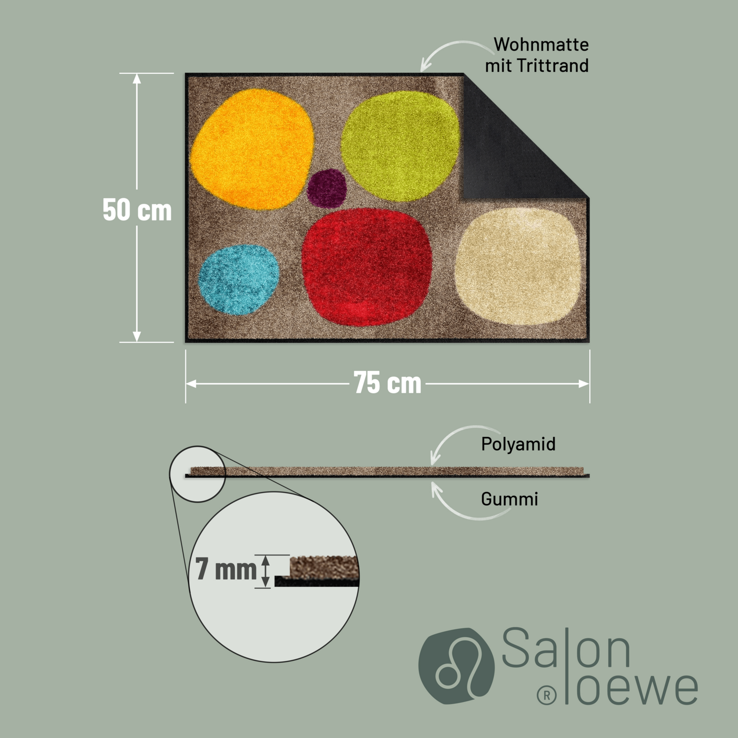 salonloewe-broken-dots-colourful-fu-matte-50-x-75-cm-bunte-punkte-auf-grau-schmu image 4