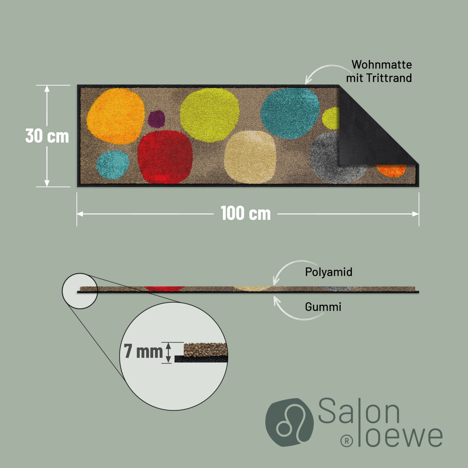 salonloewe-broken-dots-colourful-teppich-30-x-100-cm-modernes-punktedesign-polya image 4