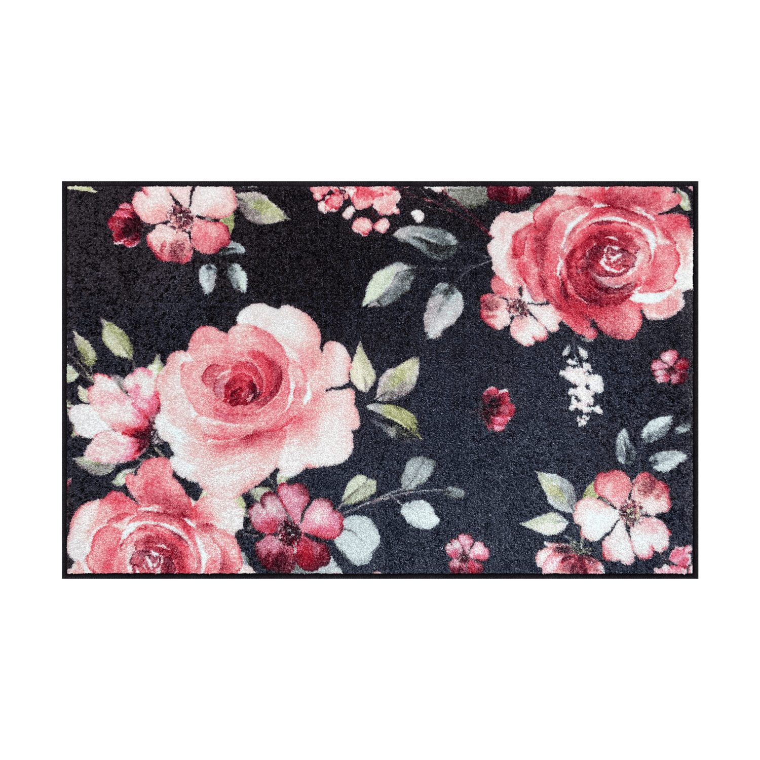salonloewe-beverly-teppich-75-x-120-cm-waschbare-fu-matte-mit-romantischem-blume image 1