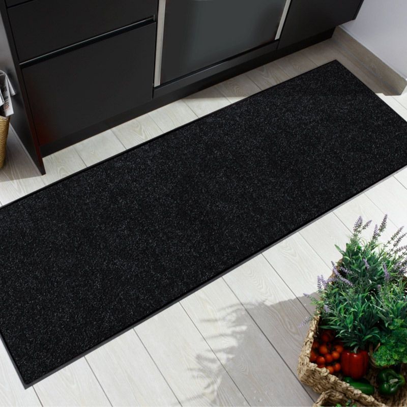 salonloewe-uni-l-ufer-schwarz-75-x-190-cm-waschbarer-schmutzfangl-ufer-mit-rutsc image 2