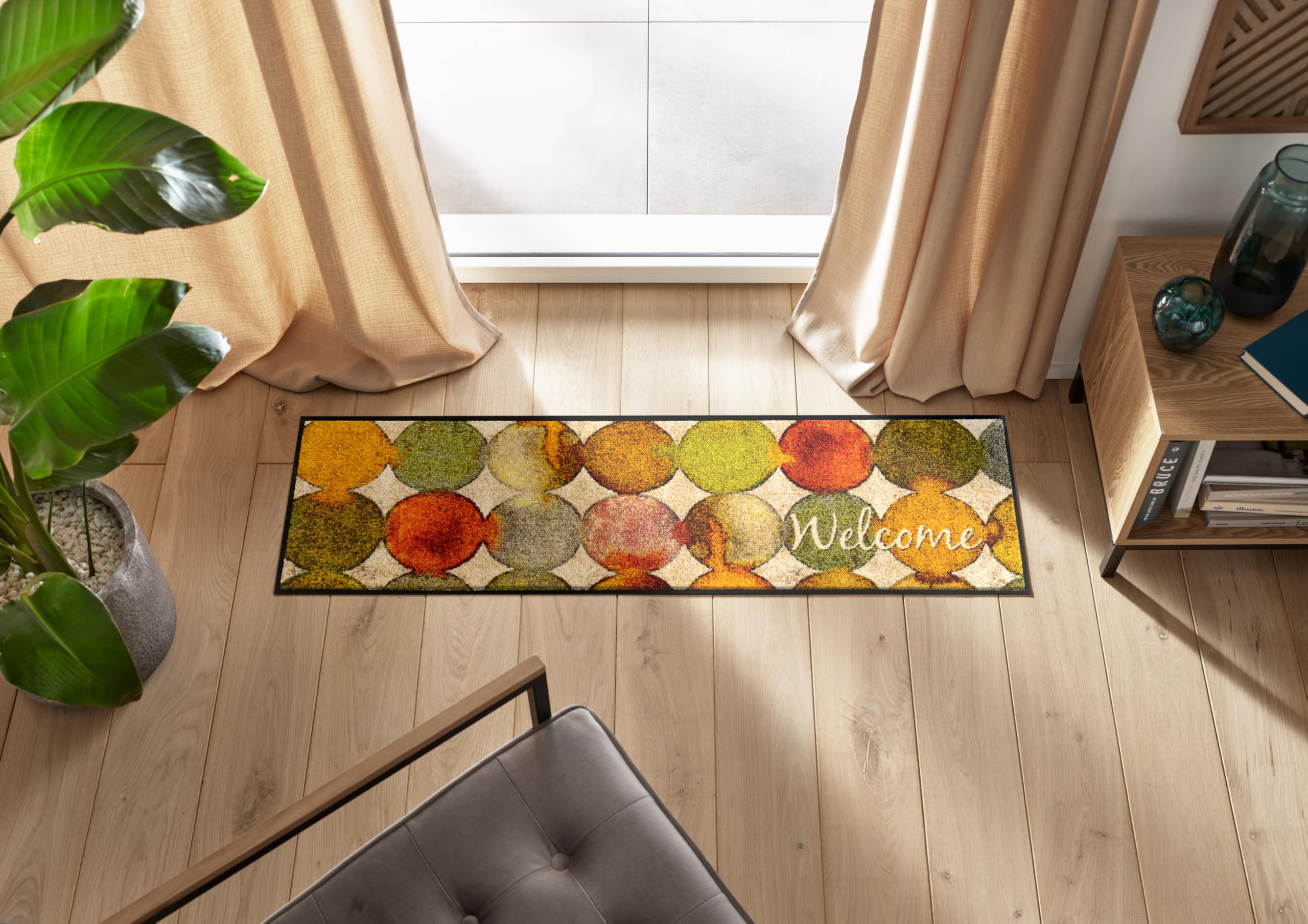 wash-dry-fu-matte-charming-path-35x120-cm-waschbare-design-sauberlaufmatte-f-r-i image 2