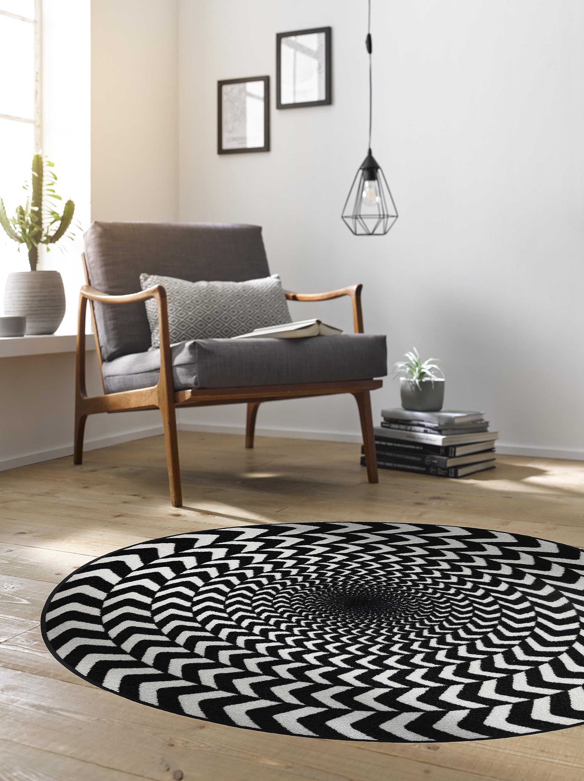 wash-dry-fu-matte-circle-of-illusion-115x115-cm-quadratisch-waschbar image 2