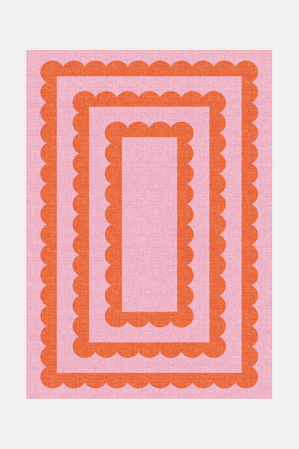 teppana-ellie-koralle-teppich-waschbarer-modern-teppich-inkl-rutschmatte image 1