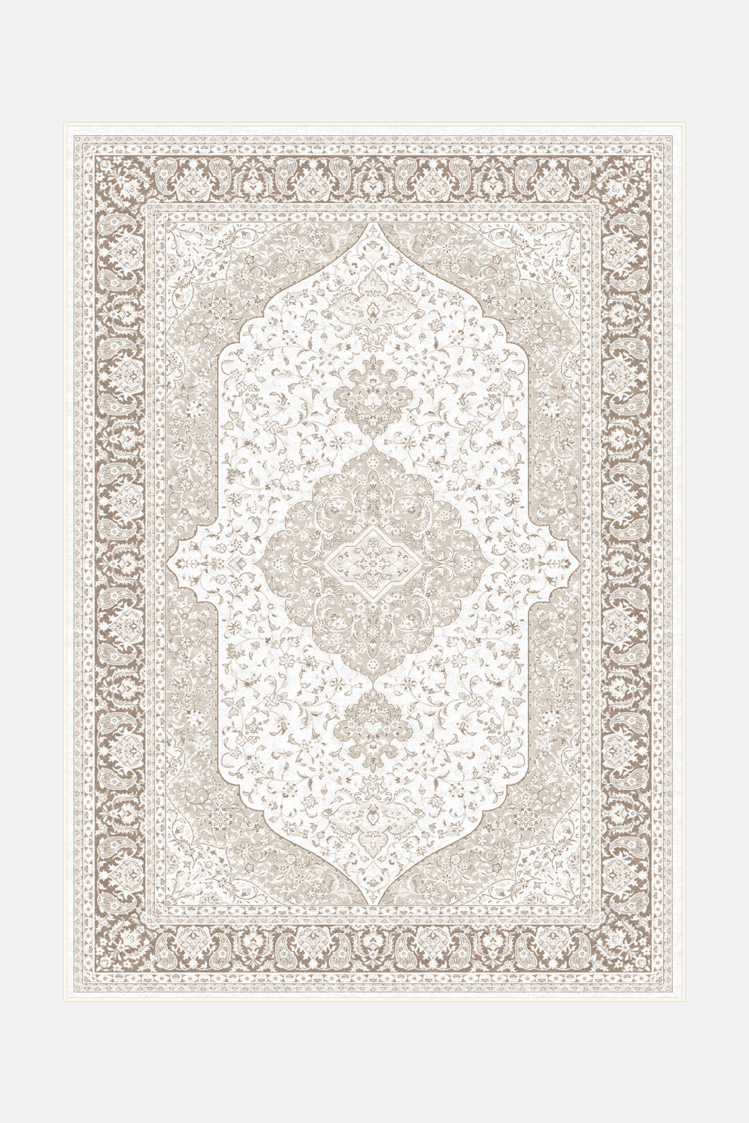 teppana-malia-sand-waschbarer-indoor-teppich-im-persischen-stil-inkl-rutschfeste image 1