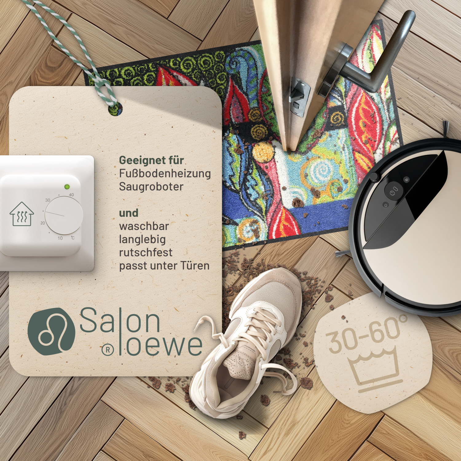 salonloewe-foglie-nel-vento-eingangsmatte-50-x-75-cm-blau-rot-gr-n-waschbare-fu- image 3