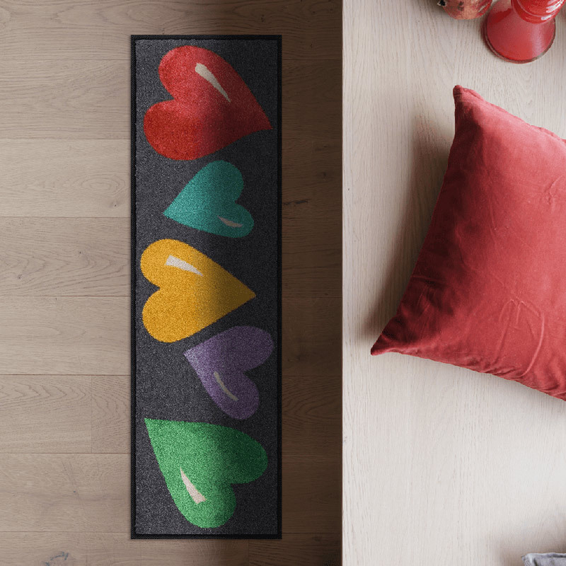 salonloewe-big-hearts-colourful-eingangsmatte-30-x-100-cm-bunte-rutschfeste-fu-m image 2