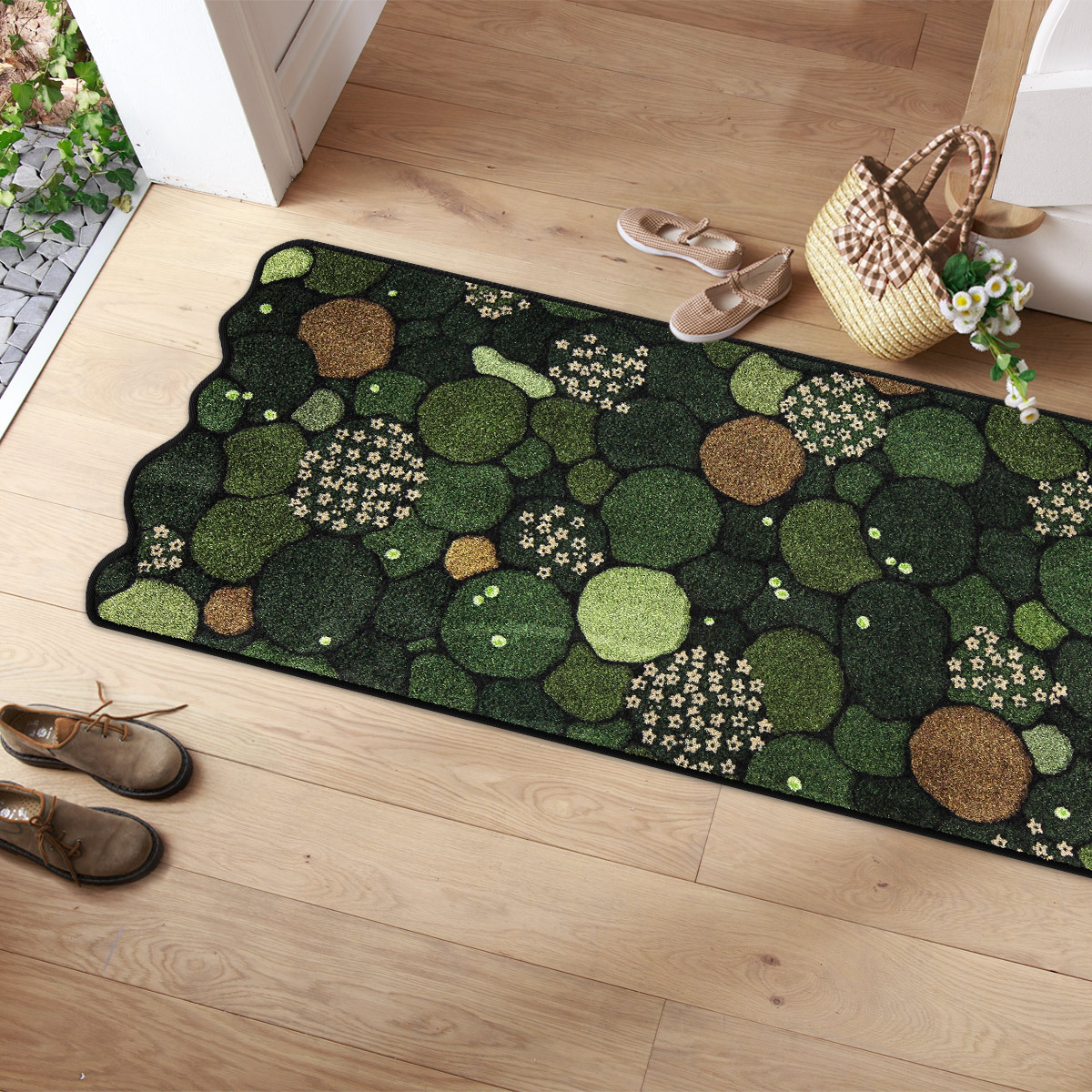 salonloewe-silent-walk-sonderform-75-x-190-cm-gro-e-schmutzfangmatte-im-landhaus image 2