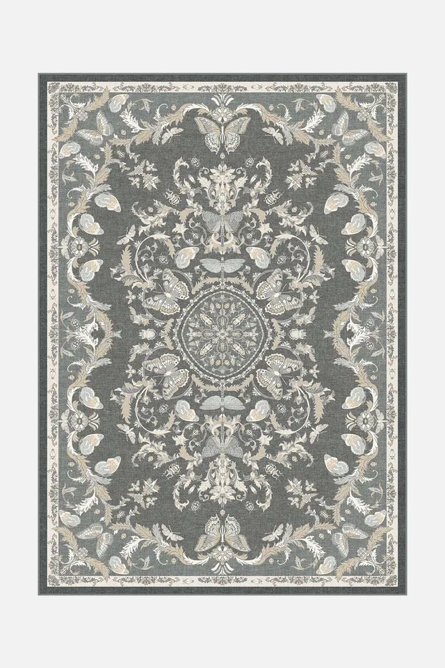 teppana-nymphalis-anthrazit-teppich-weicher-indoor-teppich-in-grau-beige-waschba image 1
