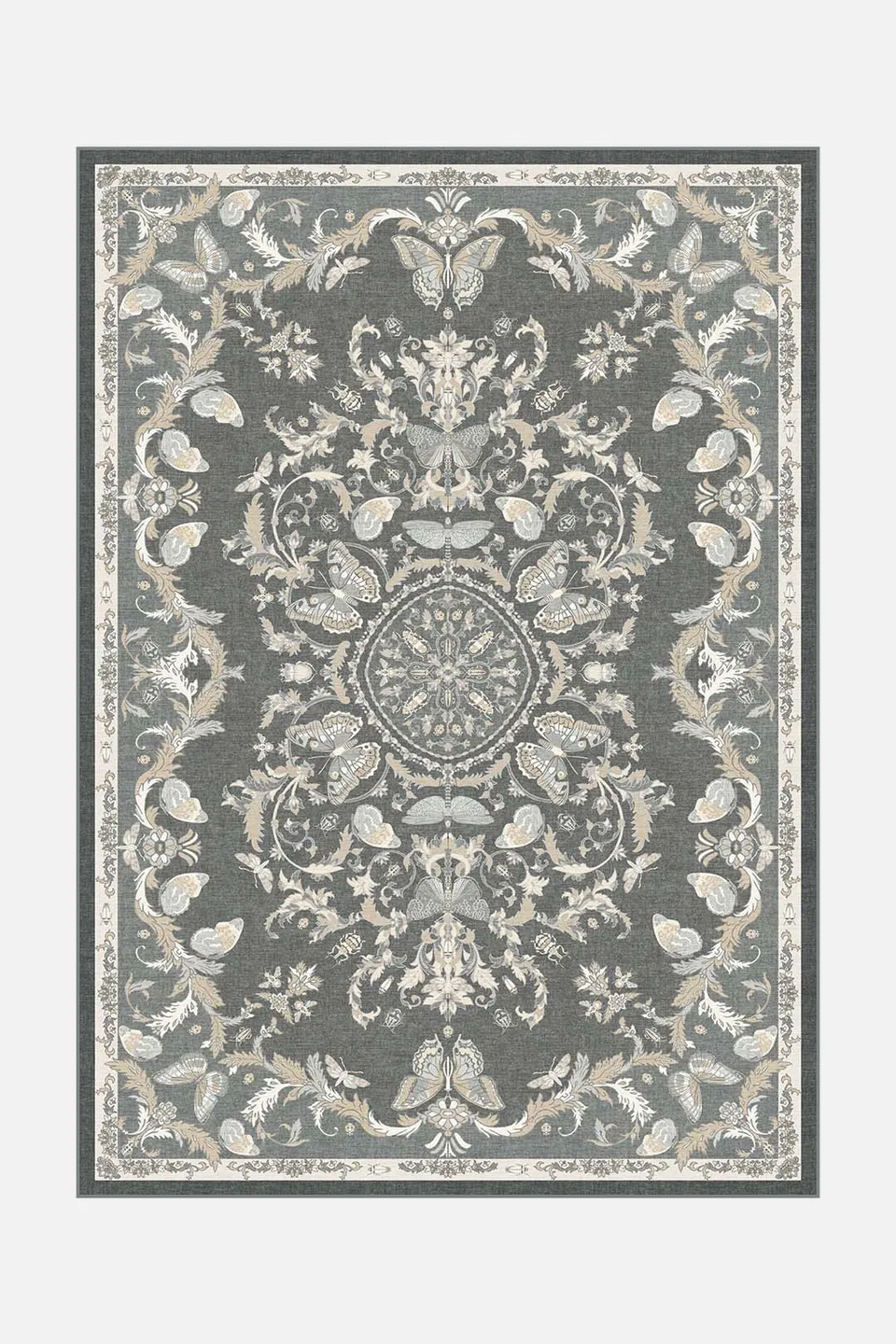 teppana-nymphalis-anthrazit-teppich-weicher-indoor-teppich-in-grau-beige-waschba image 1
