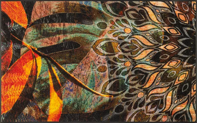 wash-dry-fu-matte-jungle-dance-75x120-cm-bunt-waschbar image 1