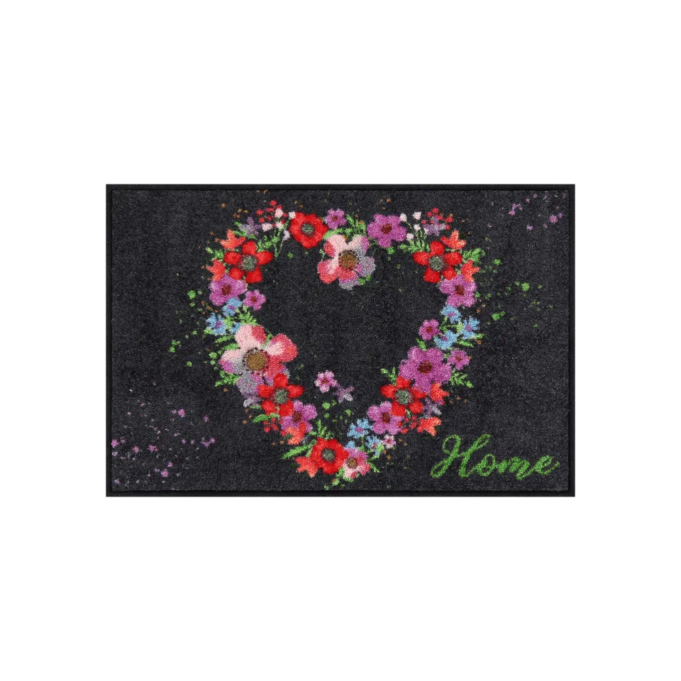 salonloewe-blossom-heart-home-eingangsmatte-50-x-75-cm-blumen-herz-design-rutsch image 1