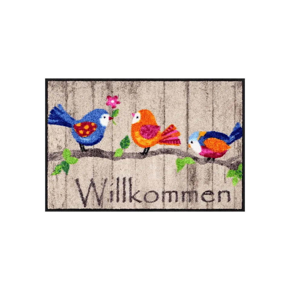 salonloewe-birds-wood-eingangsmatte-50-x-75-cm-polyamid-rutschfest-waschbar-voge image 1