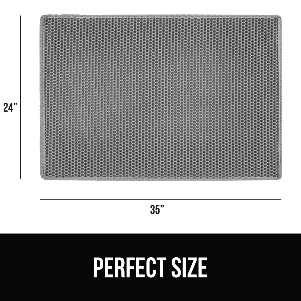 gorilla-grip-waben-katzenstreu-matte-f-ngt-streu-auf-weich-f-r-pfoten-auslaufsic image 5