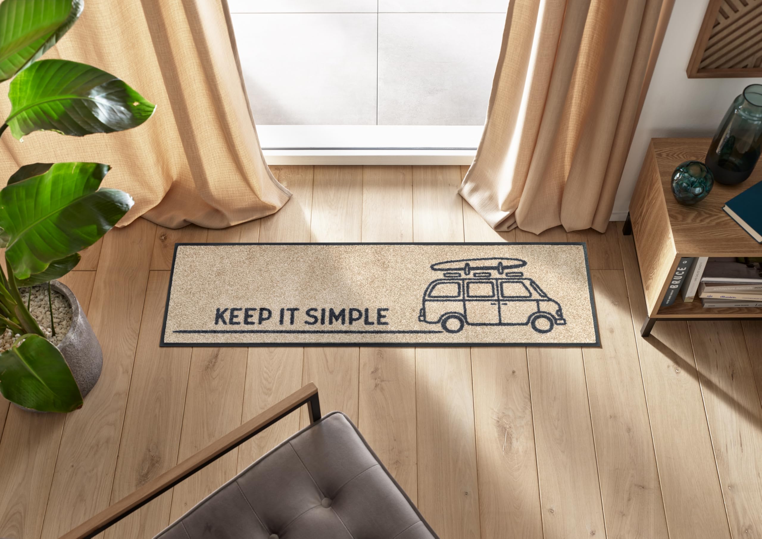 wash-dry-l-ufer-keep-it-simple-beige-35x120-cm image 2
