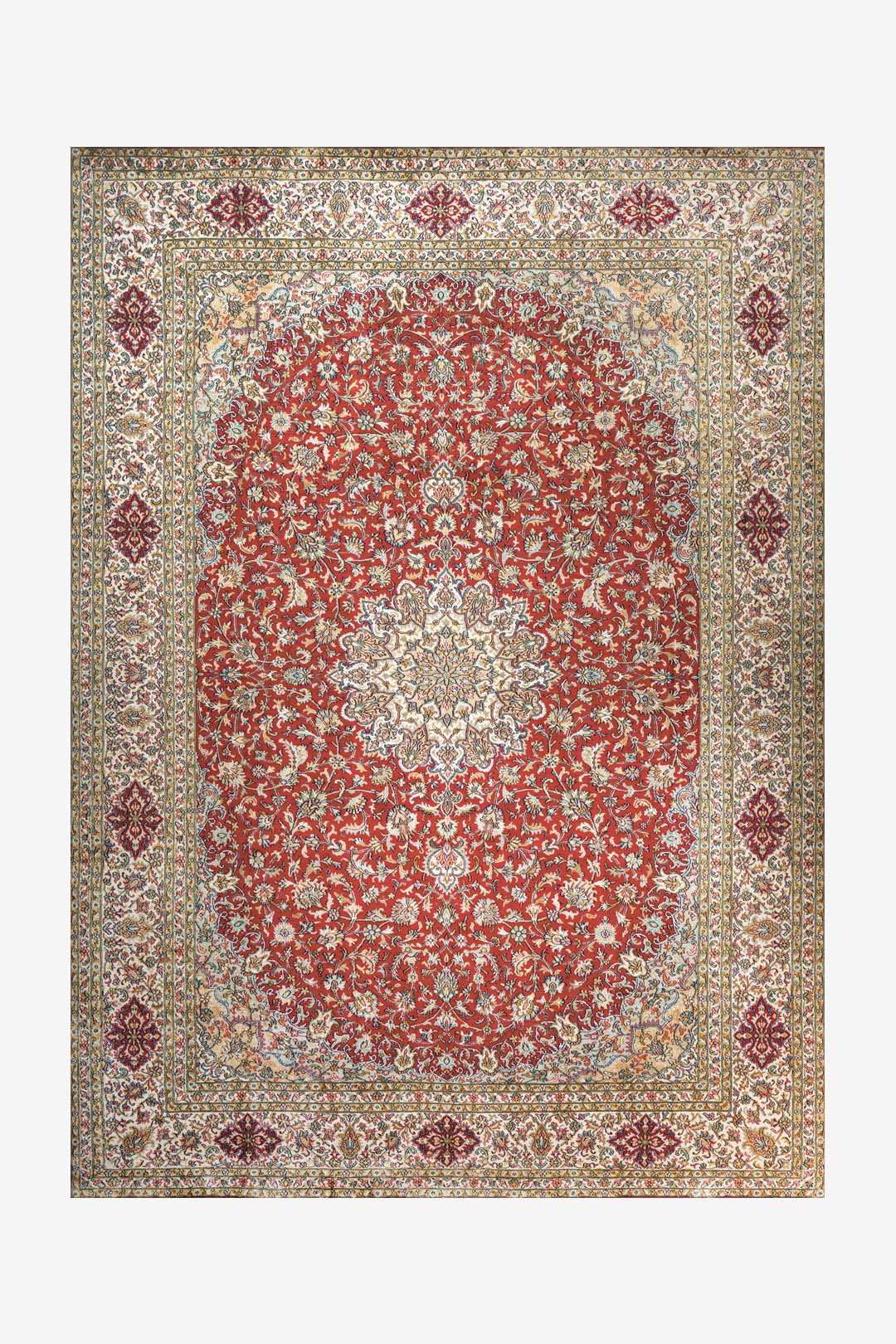 teppana-mina-rubin-waschbarer-teppich-persisch-creme-mehrfarbig image 1