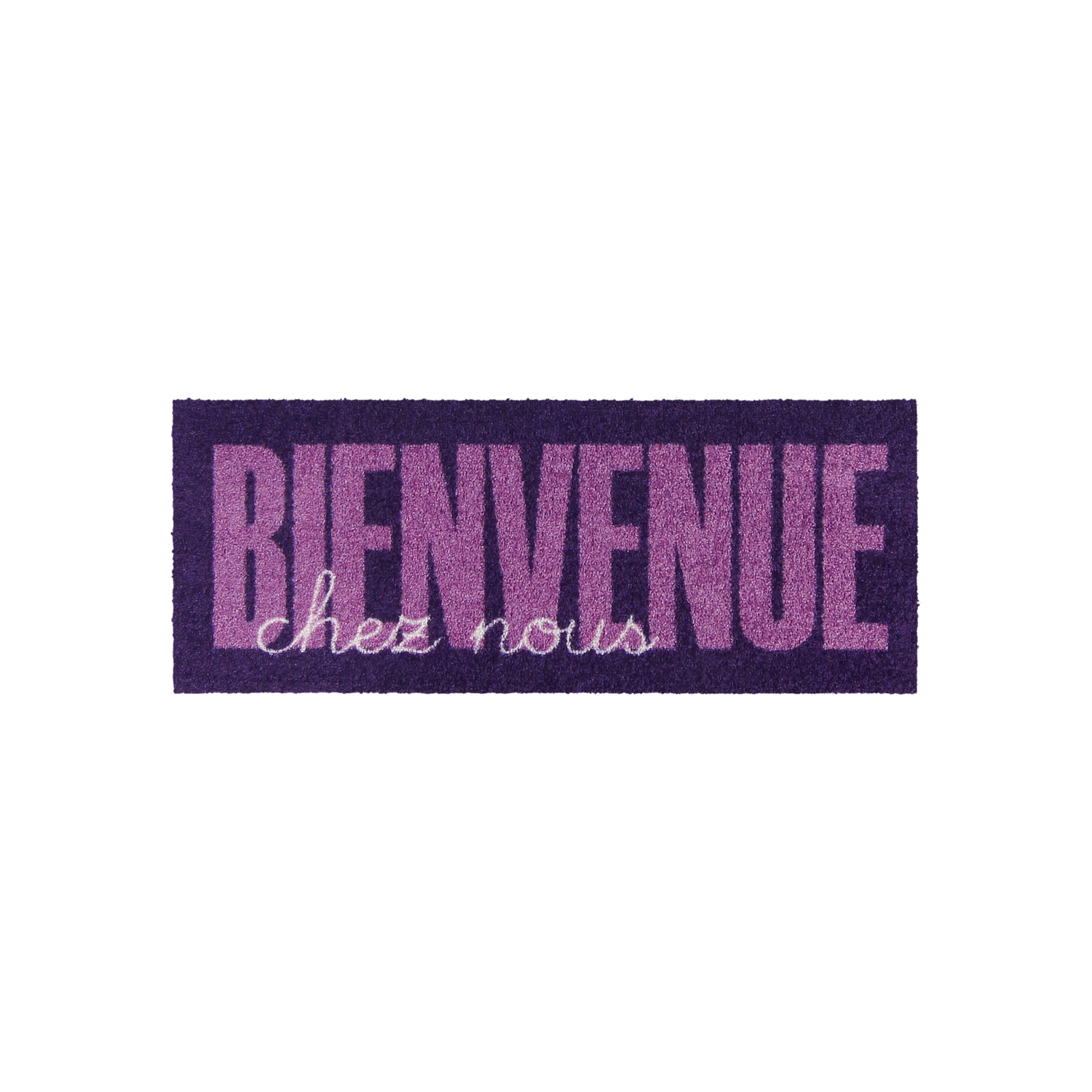 salonloewe-bienvenue-type-violet-eingangsmatte-minimatte-30-x-75-cm-kompakte-fu- image 1